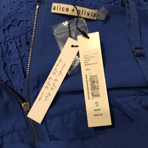 Alice+Olivia Nella Button front Fit n Flare Dress - Picture 5 of 5